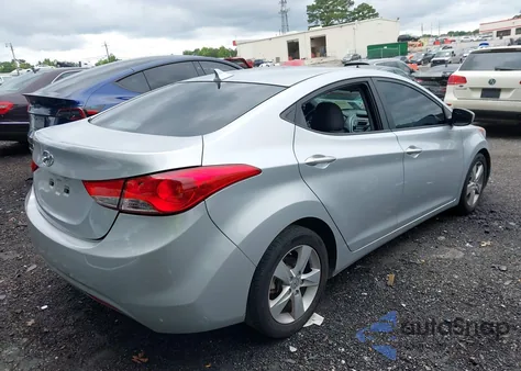 2013 Hyundai Elantra Gls z USA, uszkodzony, nr VIN 5NPDH4AE5DH355797